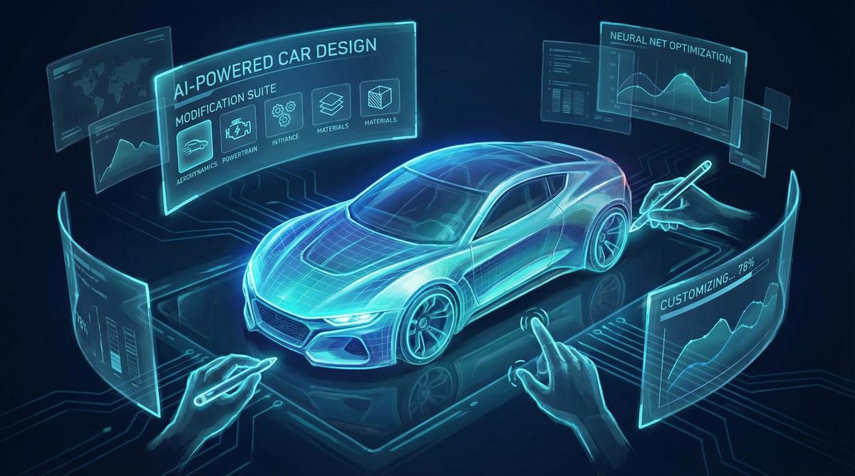 抖阴AI汽车改装视频设计